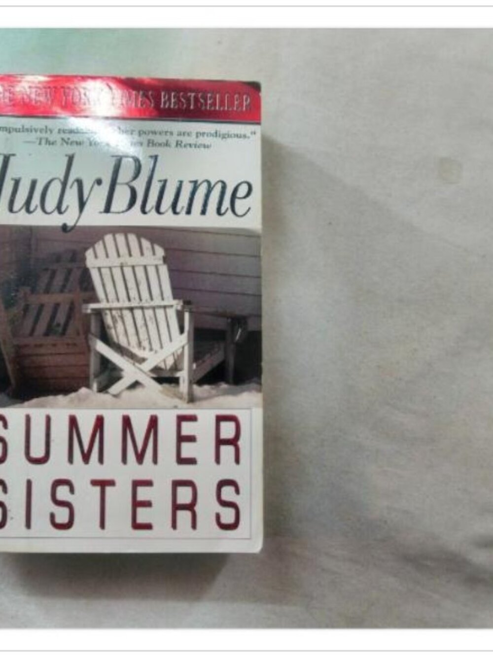 Summer Sisters Judy Blume 1st Edition Paperback Book Vintage Novel Read Classic